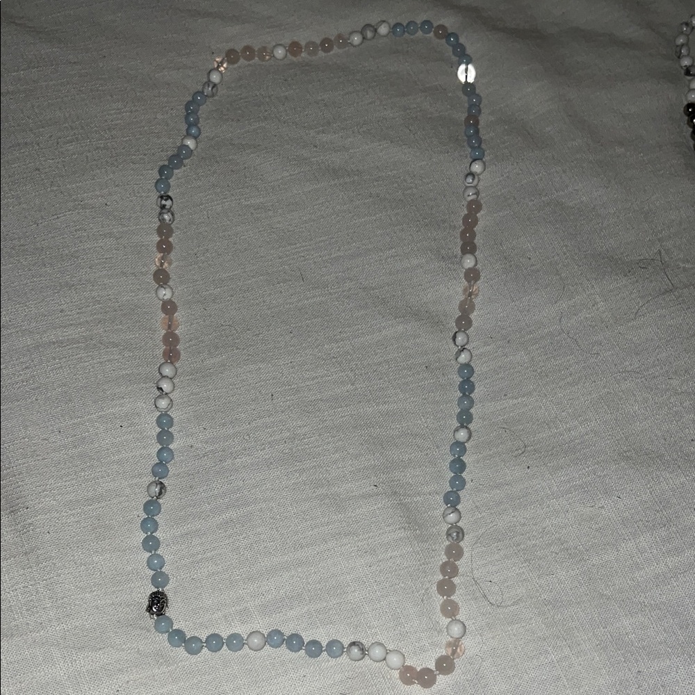 Elegant Multicolor Beaded Necklace Real Beads/Gemstones